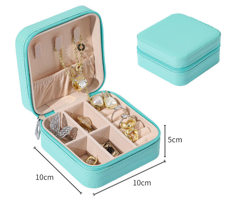 Simple And Convenient Jewelry Storage Box Home Travel Earrings