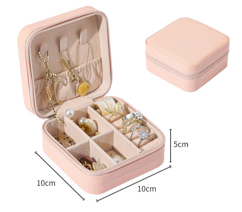 Simple And Convenient Jewelry Storage Box Home Travel Earrings