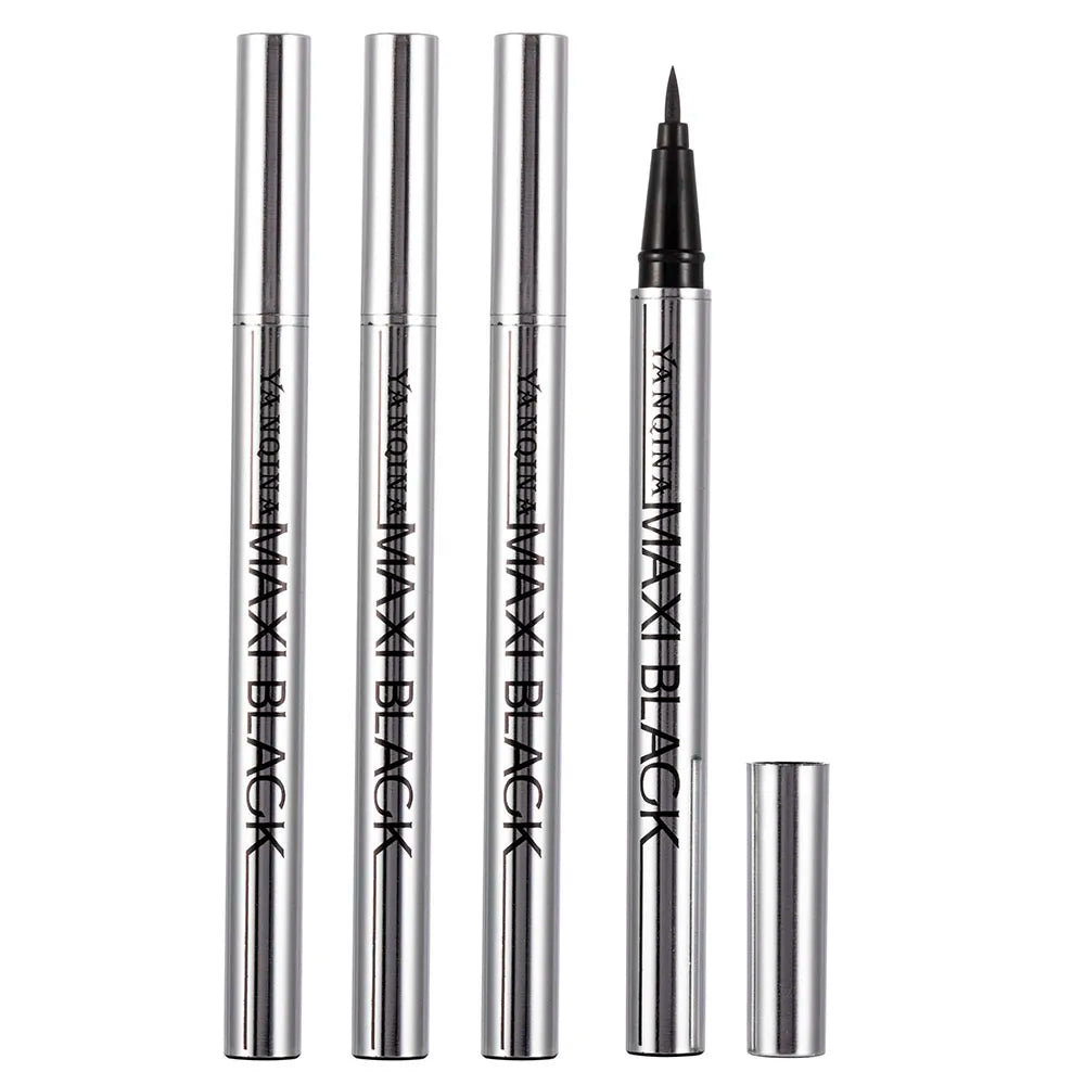 YANQINA Ultimate Black Long Lasting Eye Liner Pencil Waterproof Eyeliner Smudge-Proof Cosmetic Beauty Makeup Liquid Delineador